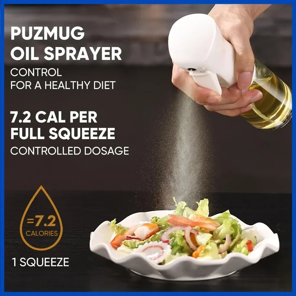 200ML Oil Spray Bottle Olive Oil Mister Air Fryer Kitchen
