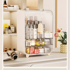 Multi-Functional Makeup Storage Box with Lid | Dustproof Cosmetic Organizer