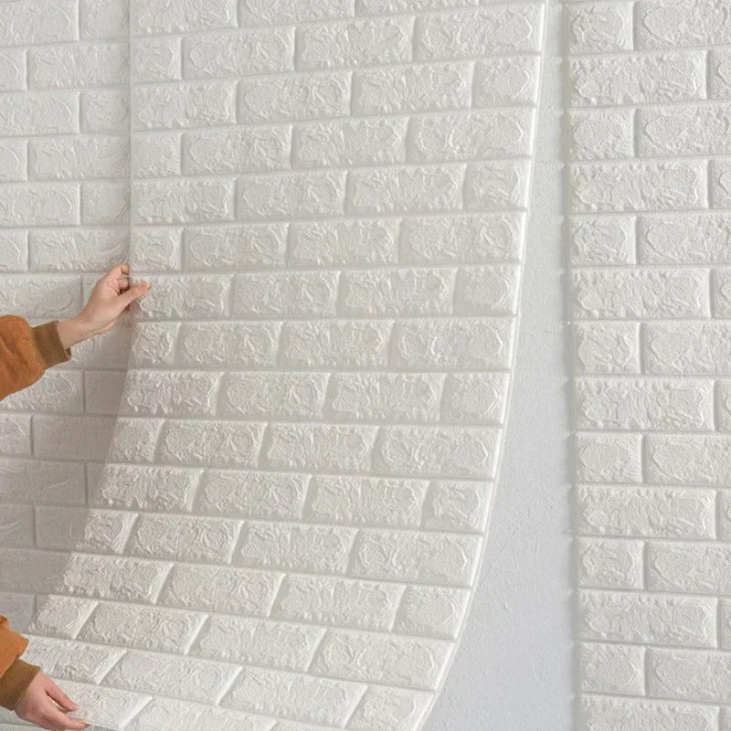 3D Brick Wallpaper Self Adhesive Waterproof Wall Sticker Home Decor