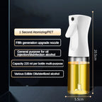 200ML Oil Spray Bottle Olive Oil Mister Air Fryer Kitchen