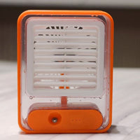 3-in-1 Desktop Mini Air Cooler USB Humidifying LED Fan