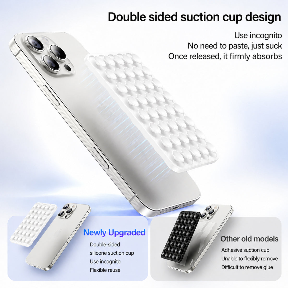 Multi Color Suction Grip Pad Anti Slip Mobile Holder