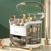 Transparent Makeup Organizer with Drawer | Large Capacity Cosmetic & Jewelry Storage