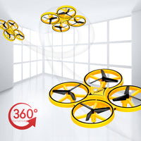 Gesture Flying Mini Drone Watch RC Quadcopter LED Light Toy