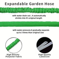 Flexible Extendable Garden Water Hose High Pressure Car Wash Pipe