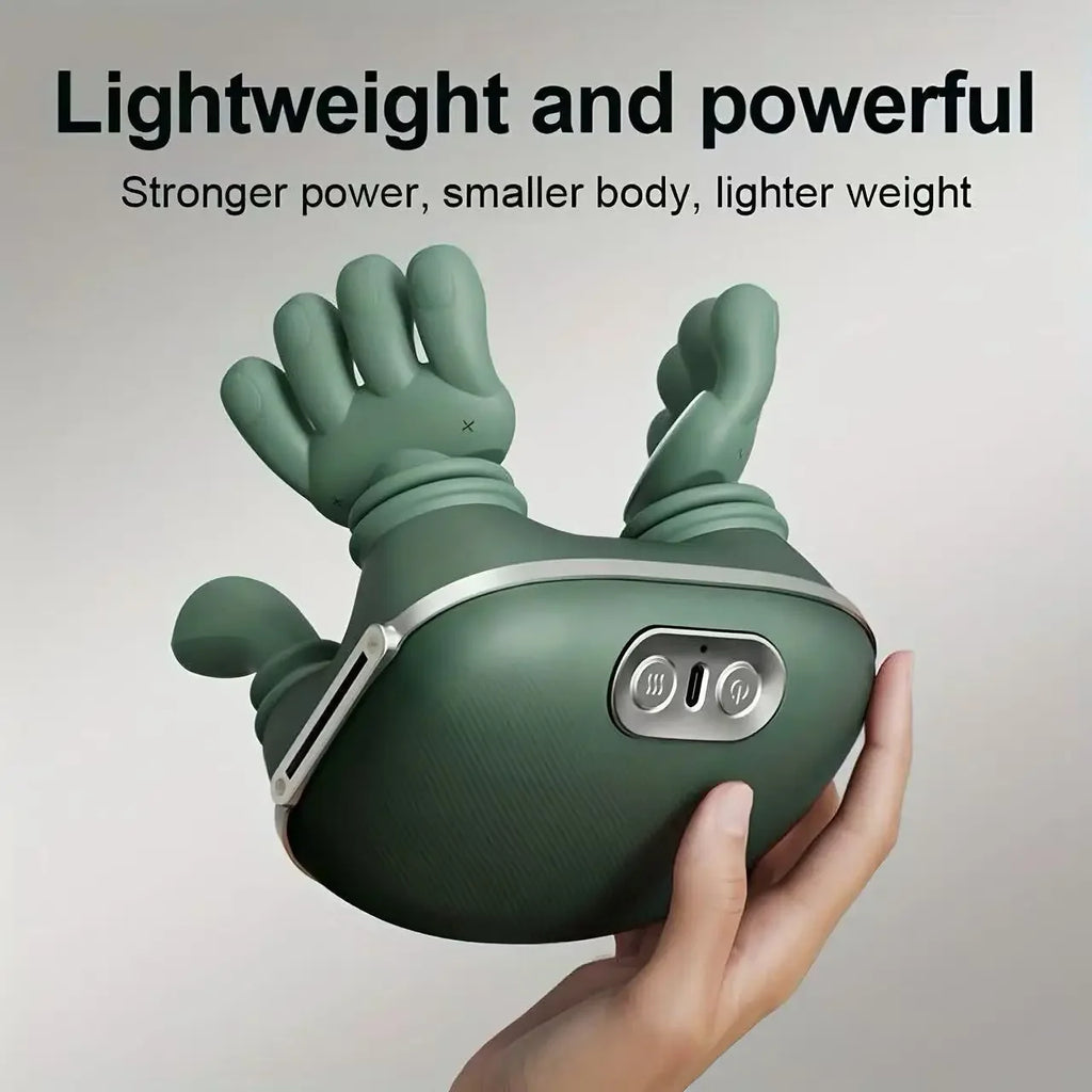 Rechargeable Neck Shoulder Massager Heat Five Finger Cervical Relaxation