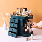 Acrylic Makeup Organizer with Drawer | Modern Skincare Storage Box