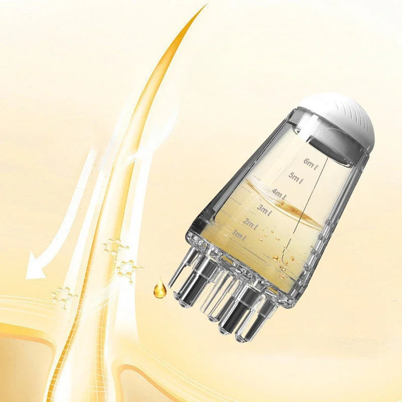 Portable Scalp Oil Applicator Massage Comb Hair Growth Treatment Tool