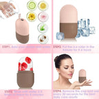 Facial Ice Roller Massager Puffiness Relief Cooling Beauty Therapy Tool