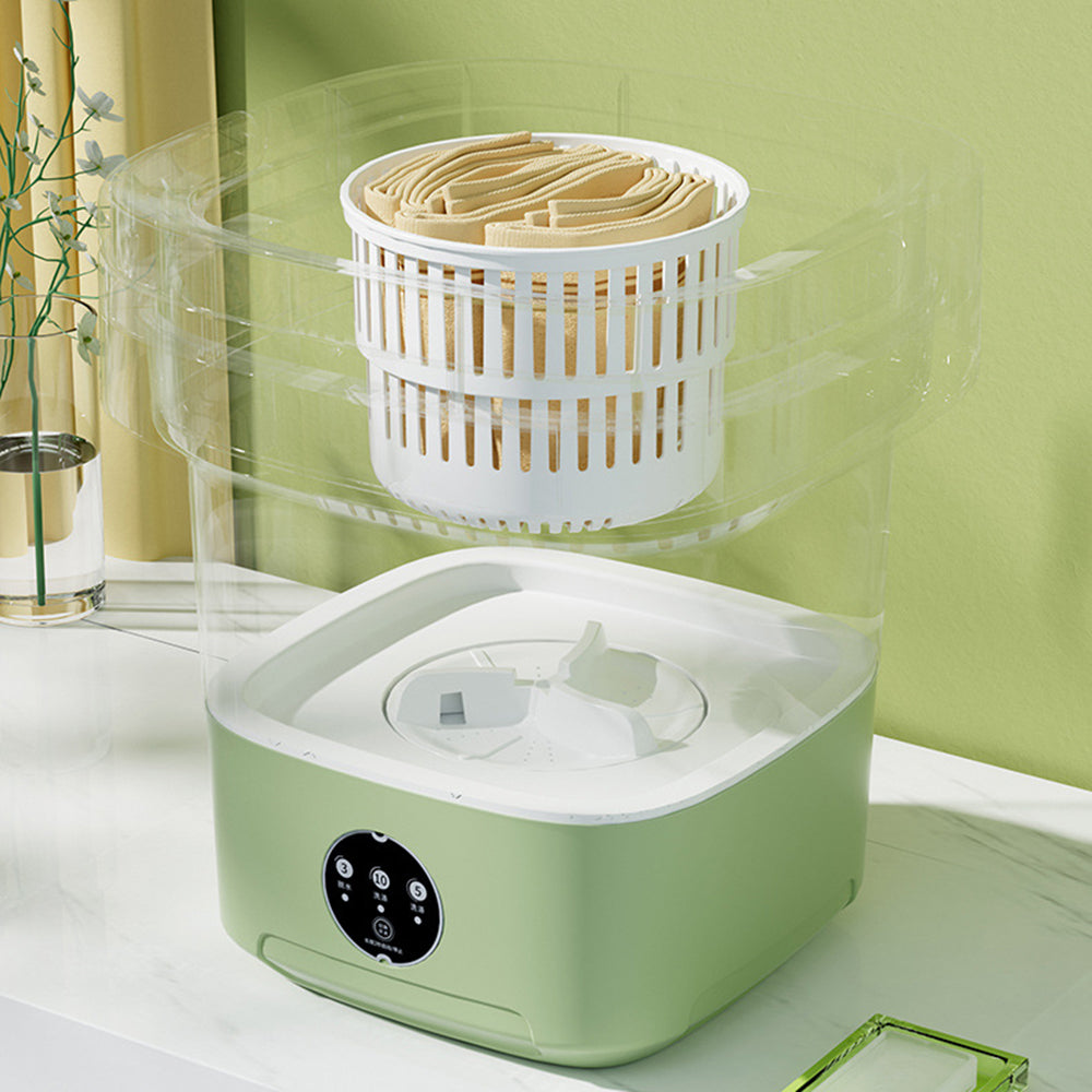 11L Portable Folding Washing Machine Mini Spin Dryer Travel