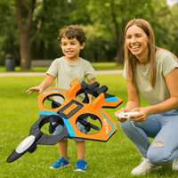EPP Foam RC Fighter Drone Gravity Sensing Helicopter Jet Toy Lights