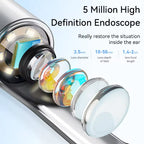 Wireless Ear Wax Cleaner Camera Endoscope Safe Ear Cleaning Tool