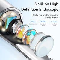 Wireless Ear Wax Cleaner Camera Endoscope Safe Ear Cleaning Tool