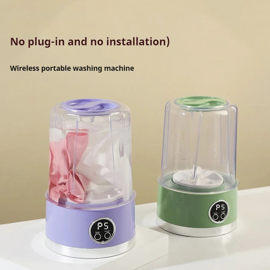Usb charging portable underwear washing machine mini socks washing cup