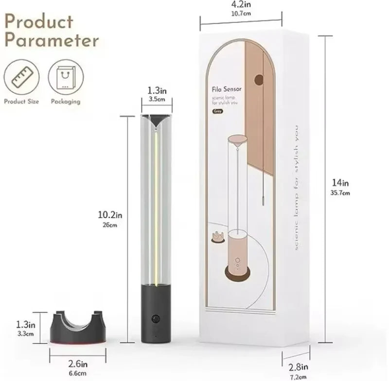 Magnetic Wall Stick LED Light Touch Control Cordless Night Lamp
