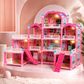 Luxury Girls Doll House Playset Large Dream Villa Toy With Furniture