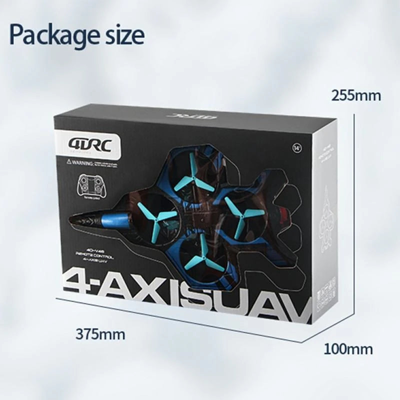 RC Airplane Drone with remote control or screen in remote