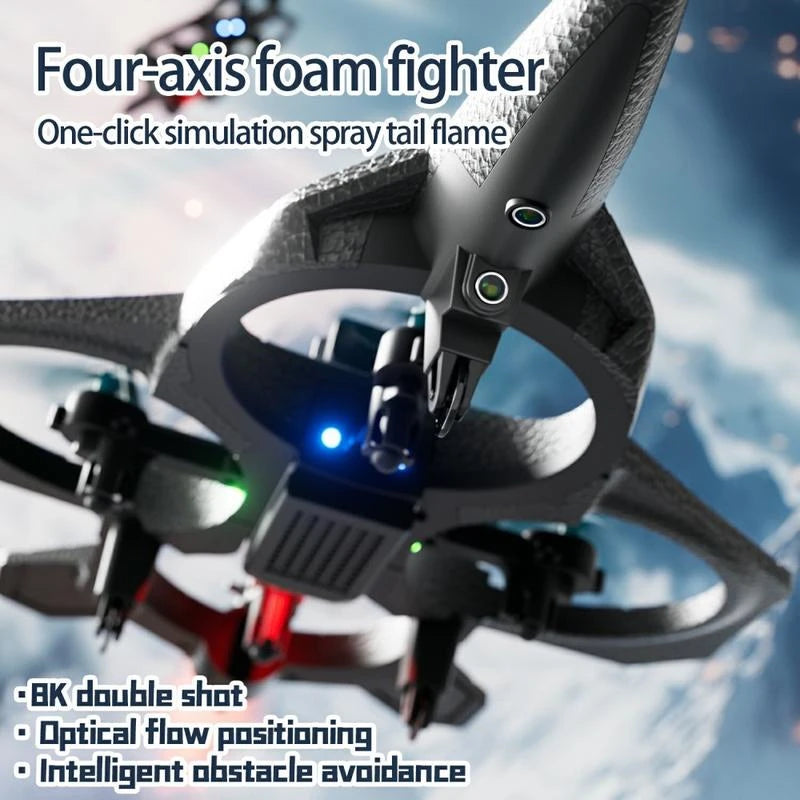 RC Airplane Drone with remote control or screen in remote