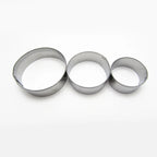 12 Piece Stainless Steel Baking Mold Set DIY Cake Cookie Tools
