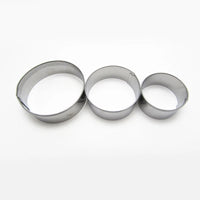 12 Piece Stainless Steel Baking Mold Set DIY Cake Cookie Tools