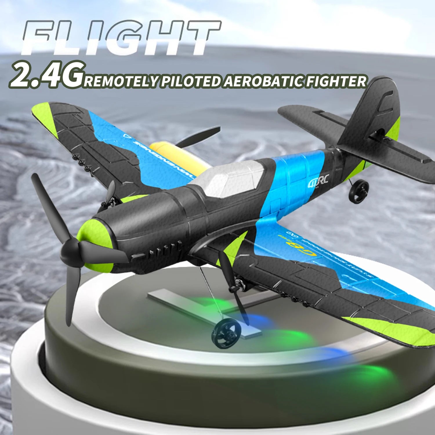 G8 RC Fighter Plane LED Remote Control EPP Foam Glider Aircraft