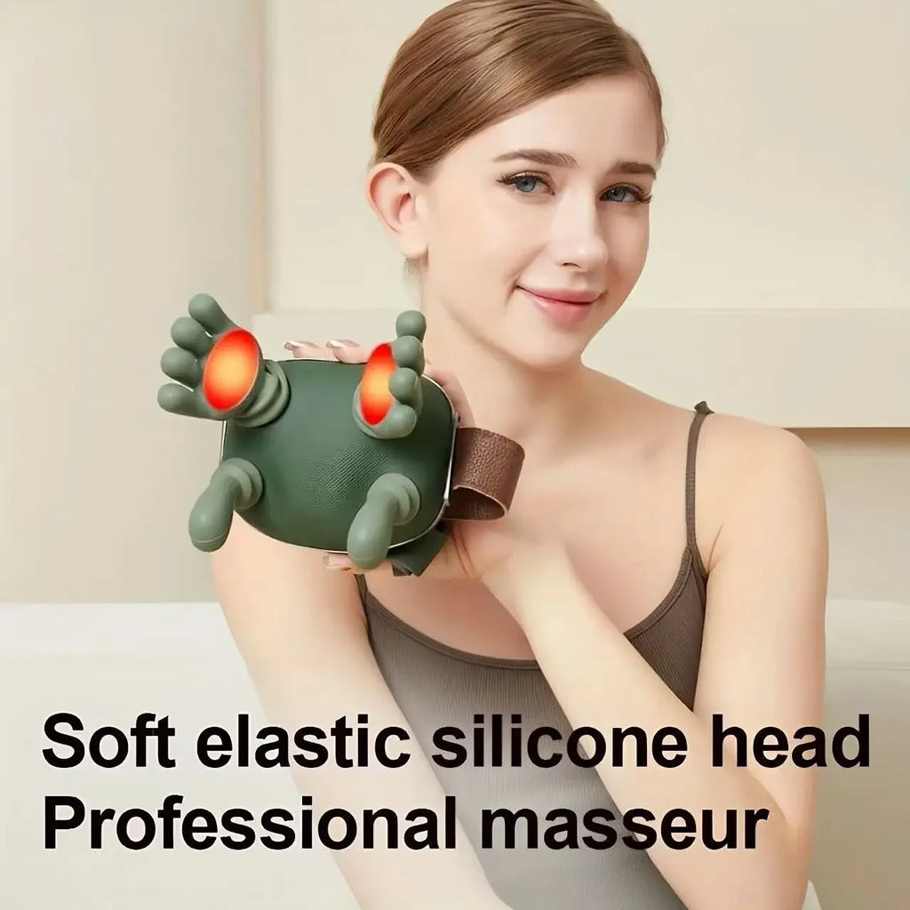 Rechargeable Neck Shoulder Massager Heat Five Finger Cervical Relaxation