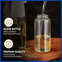 200ML Oil Spray Bottle Olive Oil Mister Air Fryer Kitchen