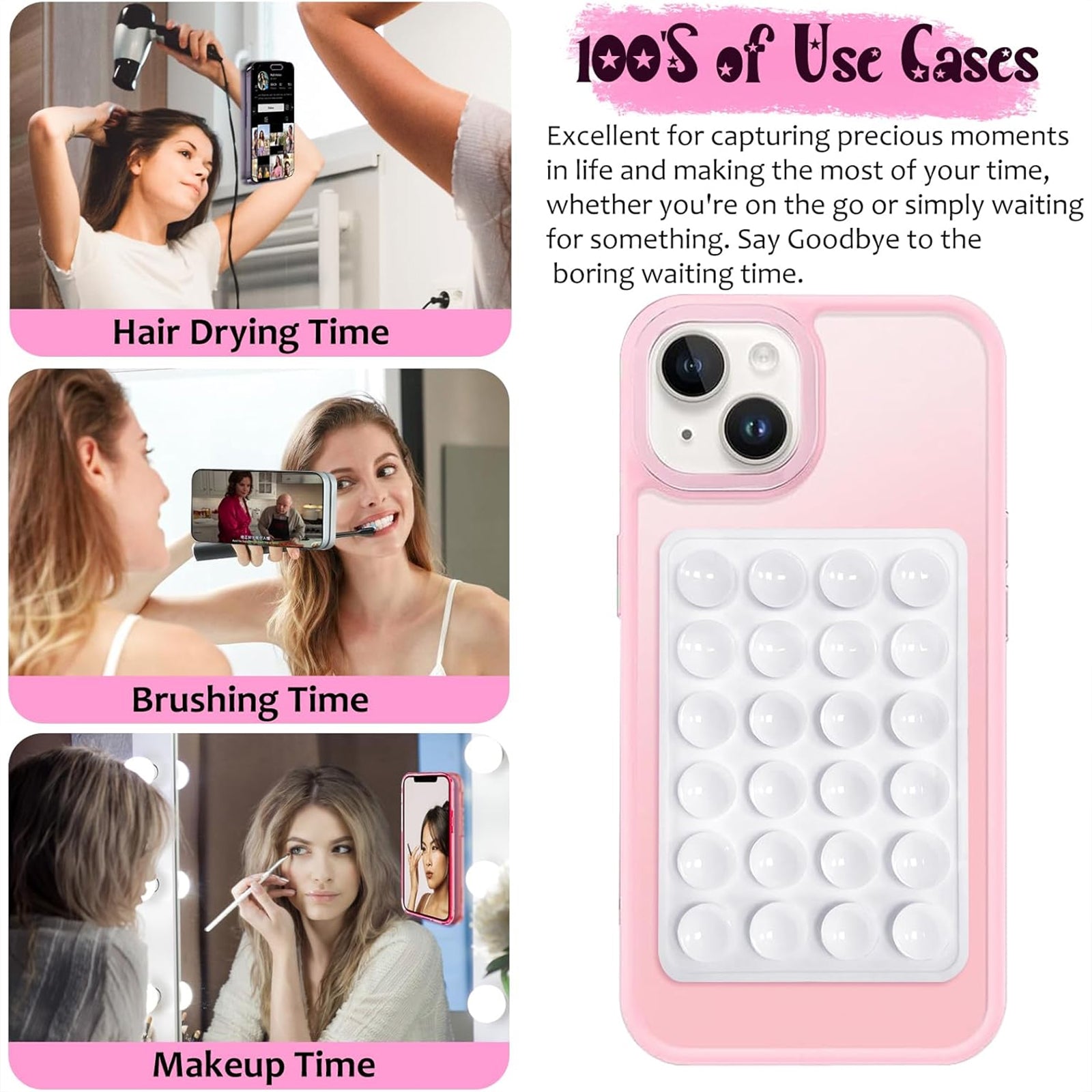 Multi Color Suction Grip Pad Anti Slip Mobile Holder