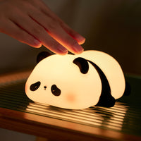 Panda LED Night Light Touch Sensor – Cute Cartoon Silicone Kids Night Lamp | Bedside Bedroom Decor & Holiday Gift Light for Children Pakistan
