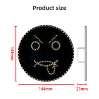Car LED Expression Light Remote Control Rear Window Warning Display Accessory