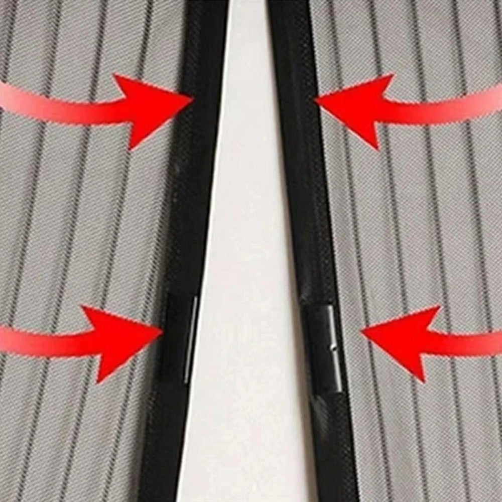 Magnetic Door Curtain Mosquito Net – Invisible Fly Screen Mesh, Punch-Free Insect Protection