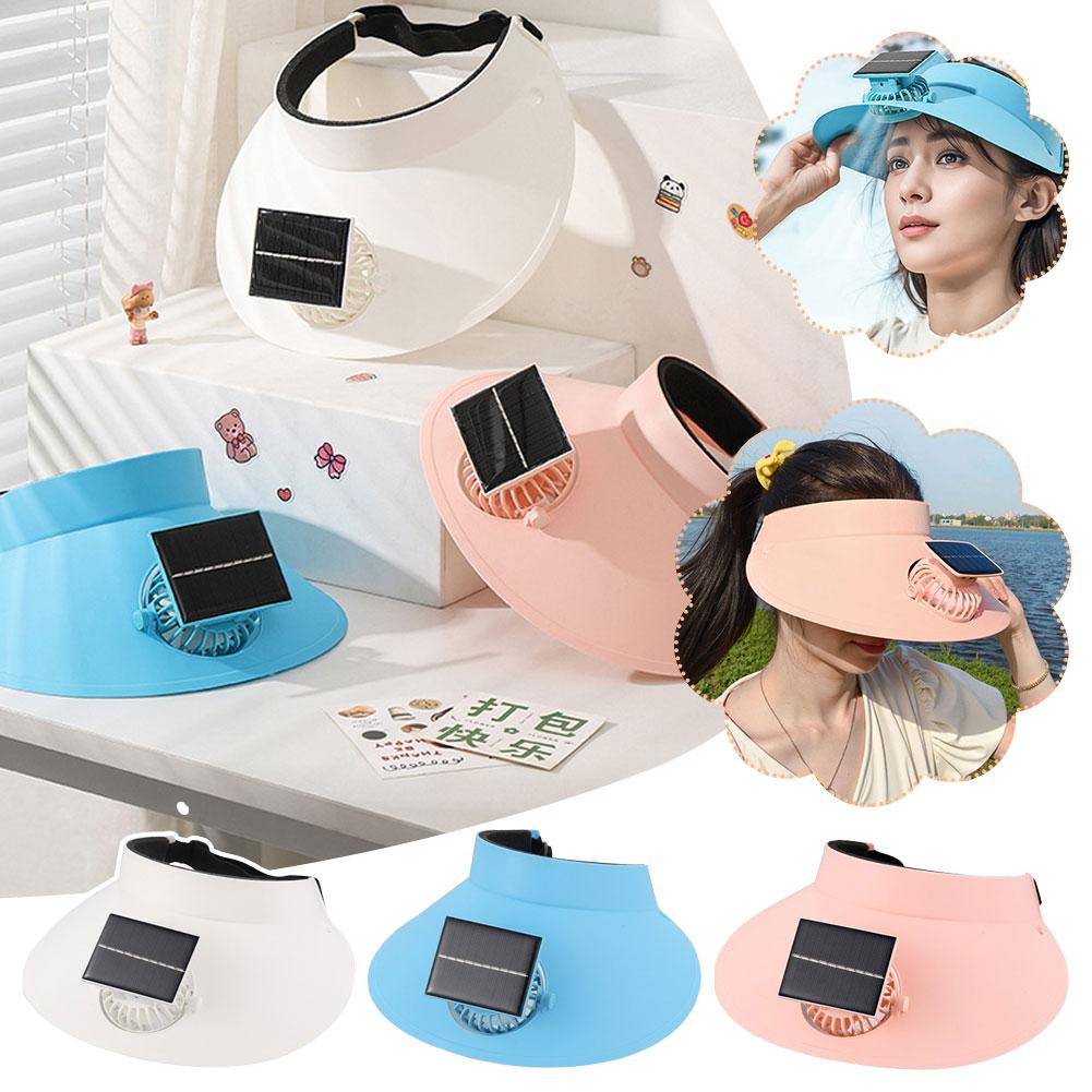 Solar Fan Hat Outdoor Sun Protection Cooling Breathable Fishing Cap