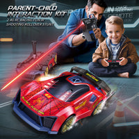 Interactive Infrared Gun Shooting RC Car With Lights Sound Effects Toy