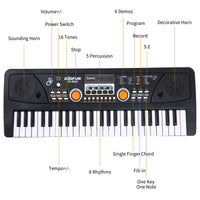 Electronic Keyboard Piano With Microphone Stereo Music Organic