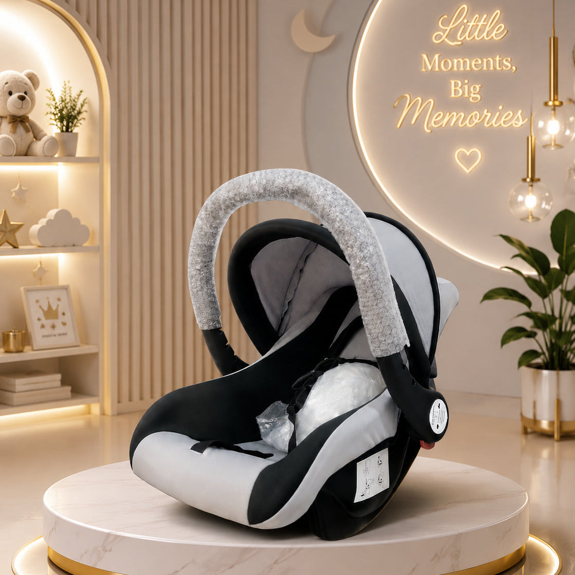 Portable Baby Rocker Chair Comfortable Infant Bouncer Seat with Soothing Vibration