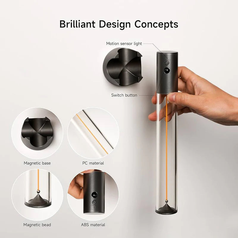Magnetic Wall Stick LED Light Touch Control Cordless Night Lamp