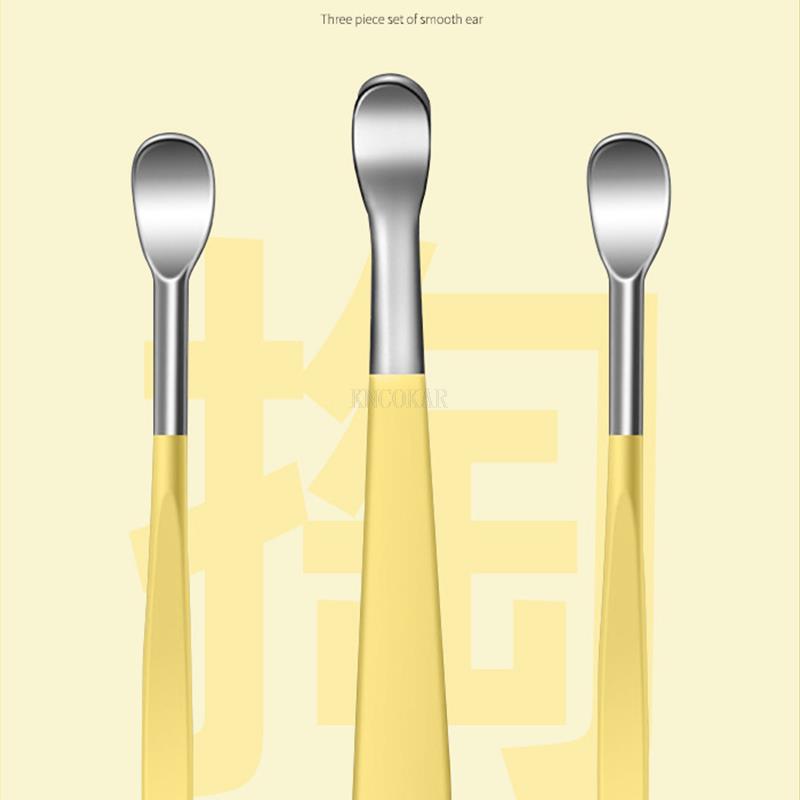 6 Pcs Stainless Steel Ear Wax Remover Cleaning Tool Kit