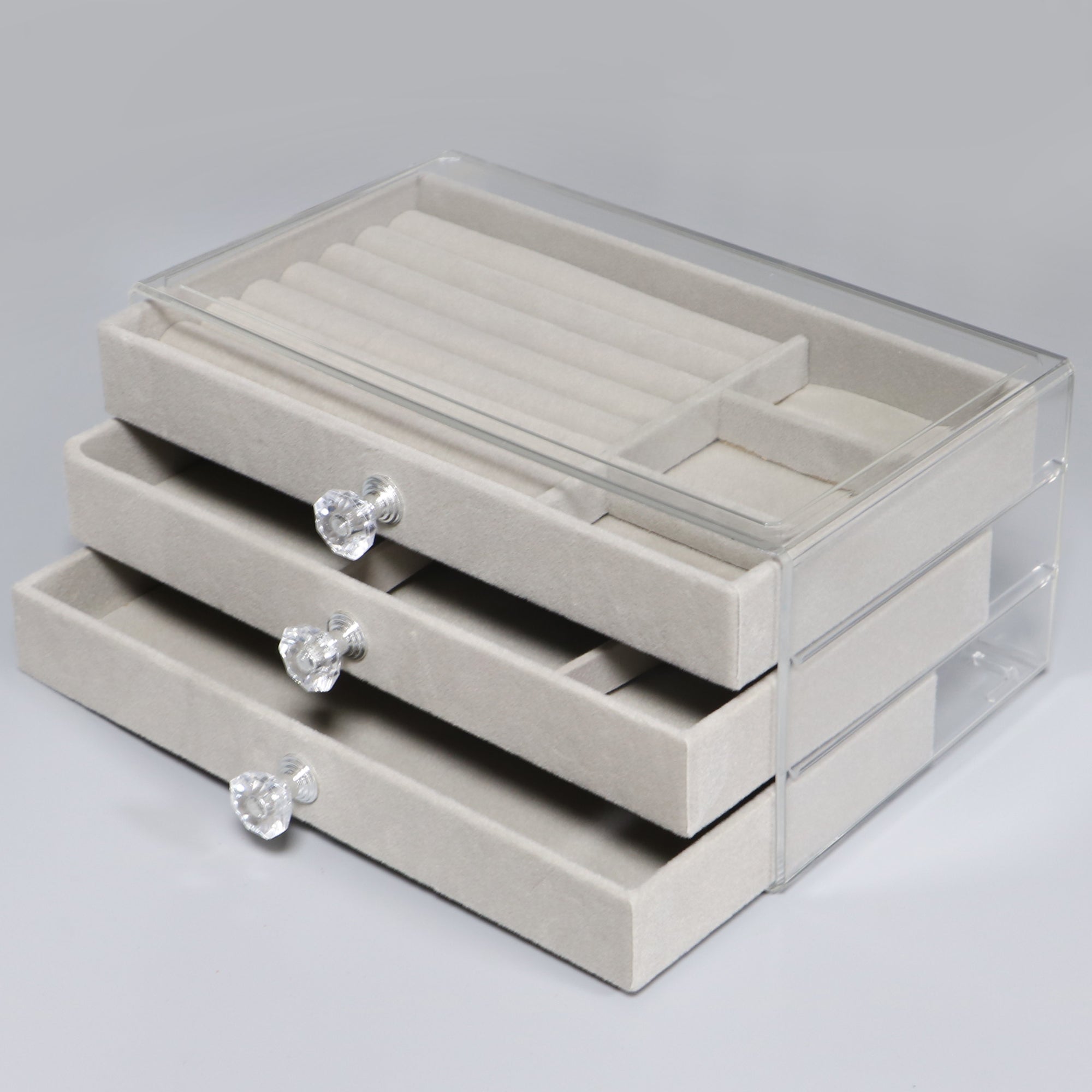 Luxury Leather Jewelry Storage Box – Large Capacity Organizer for Rings, Necklaces & Accessories | Portable Jewelry Case Pakistan