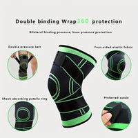 Breathable Compression Knee Brace Support Pad For Sports Fitness Protection