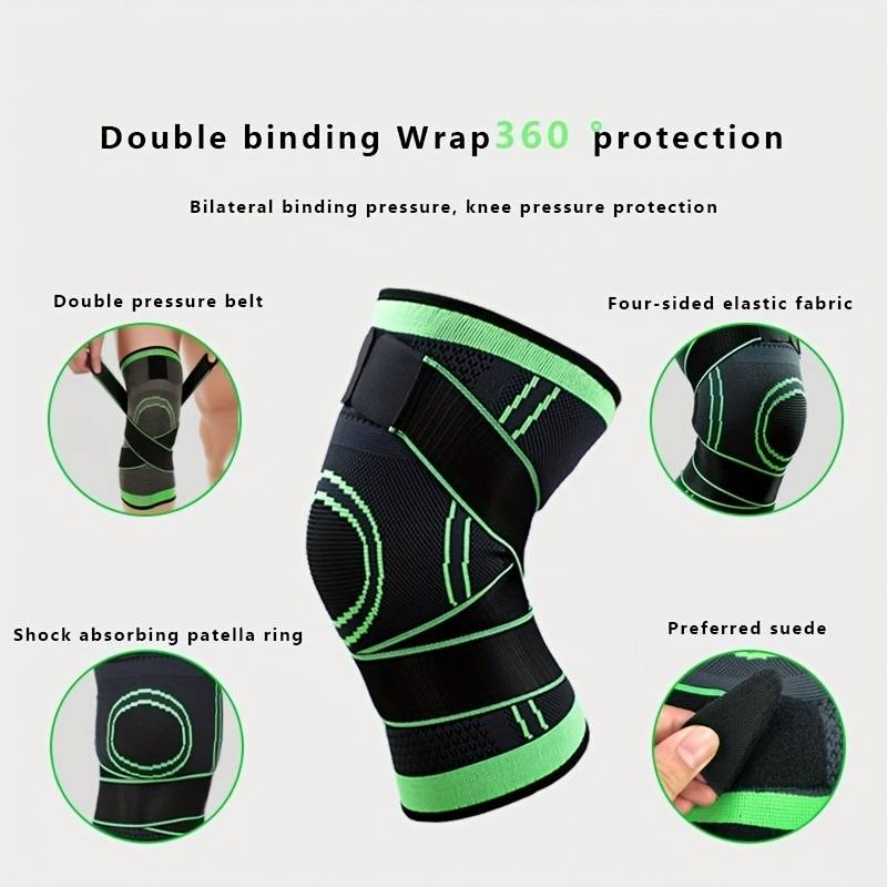 Breathable Compression Knee Brace Support Pad For Sports Fitness Protection