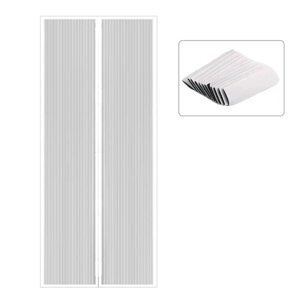 Magnetic Door Curtain Mosquito Net – Invisible Fly Screen Mesh, Punch-Free Insect Protection