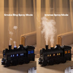Mini Train Essential Oil Diffuser Humidifier Aromatherapy Cool Mist Light