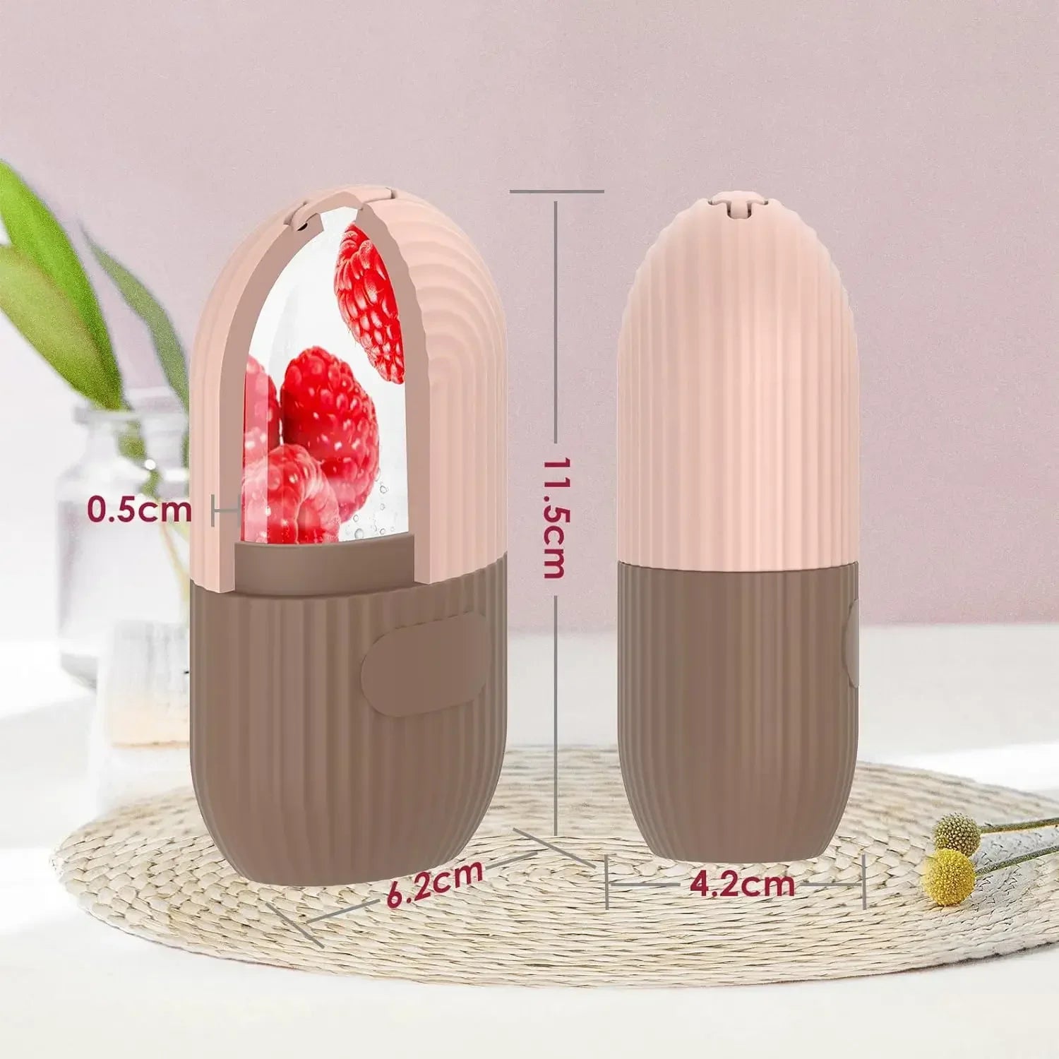 Facial Ice Roller Massager Puffiness Relief Cooling Beauty Therapy Tool