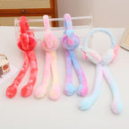 Soft Plush Rabbit Ear Muffs Warm Stylish Winter Protection