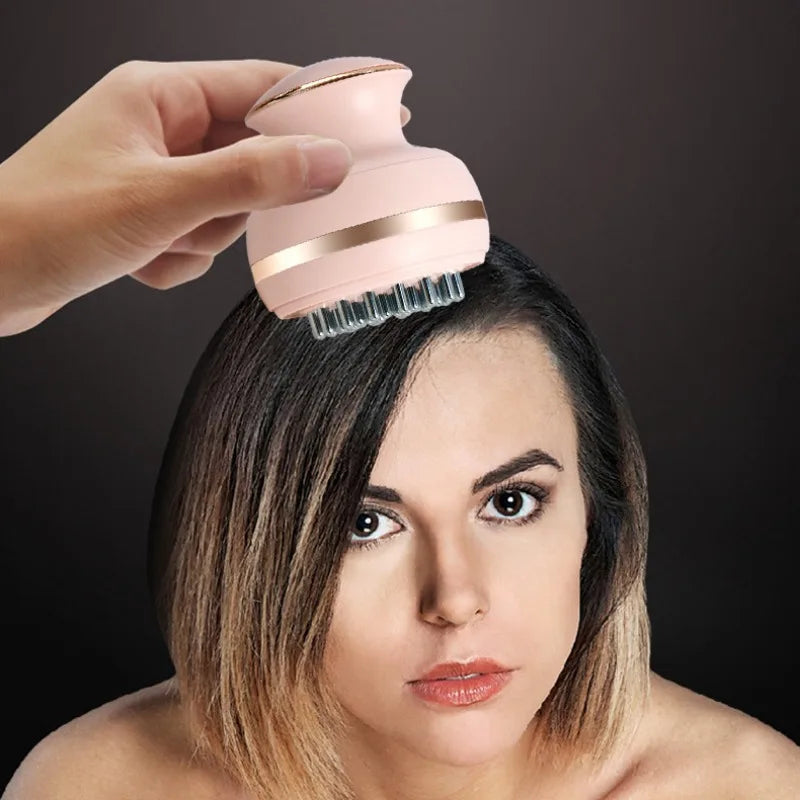 Electric Head Massager Infrared EMS Scalp Hair Growth Comb
