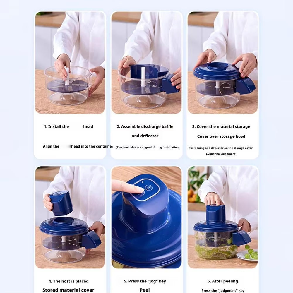 Automatic Electric Grape Peeler Machine - Hands-Free Skin Remover for Berries Fruits