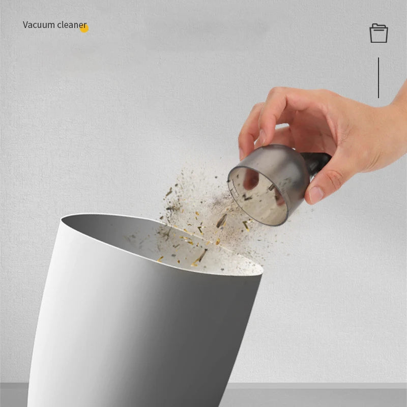 Portable Wireless Mini Vacuum Cleaner USB Rechargeable Desktop Dust Cleaning Machine