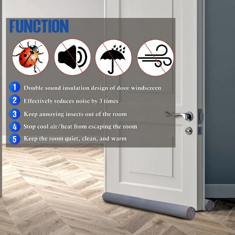 94CM Flexible Door Bottom Seal Strip Waterproof Dustproof Soundproof Guard