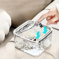 Clear Acrylic Hair Accessories Organizer Storage Box Headband Tie Holder
