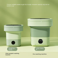 11L Portable Folding Washing Machine Mini Spin Dryer Travel